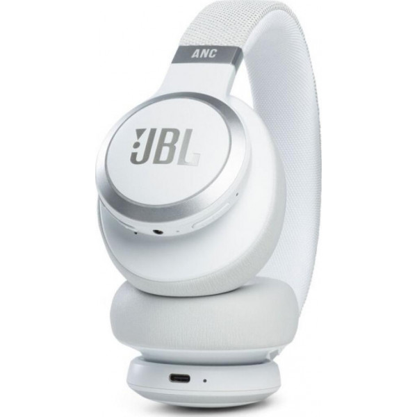 Фото - Навушники повнорозмірні бездротові JBL Live 660 NC White (JBLLIVE660NCWHT)
