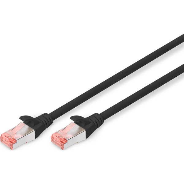 Фото - Кабель патч-корд Digitus CAT 6 S-FTP 0.25 м Black (DK-1644-0025/BL)