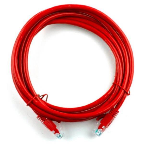 Фото - Кабель патч-корд Ritar RJ-45 Cat.5e CU 1.5м Red (PCR-CU/1.5Rd/04272)