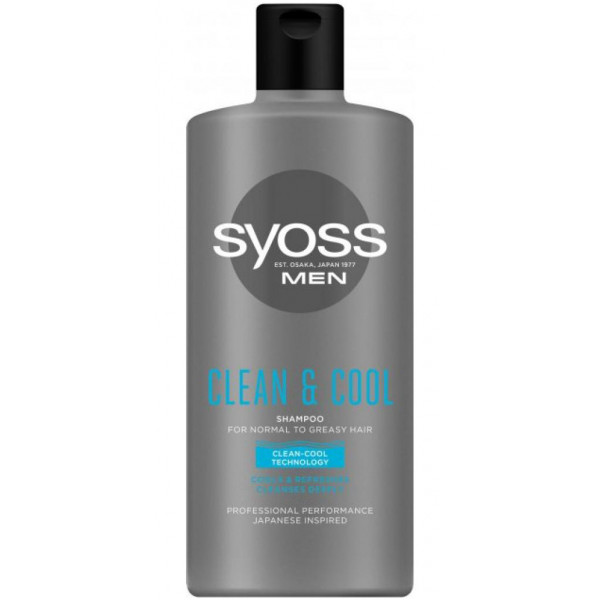 Фото - Шампунь чоловічий SYOSS
Men Clean&Cool з Ментолом 440 мл (9000101277197) Фото - Шампунь чоловічий SYOSS
Men Clean&Cool з Ментолом 440 мл (9000101277197)