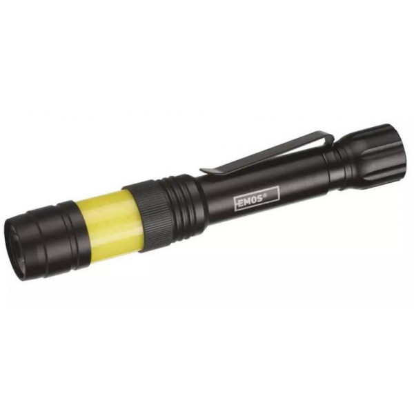 Фото - Ліхтар EMOS LED P3112 270Lm 2×AA, ручн.метал.фокус