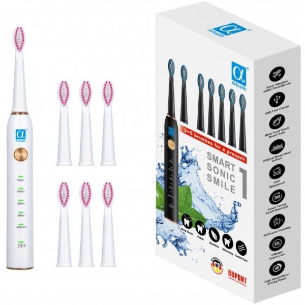 Фото - Зубна щітка електрична AHealth Smart Sonic Smile 1 white (AHsss1w)