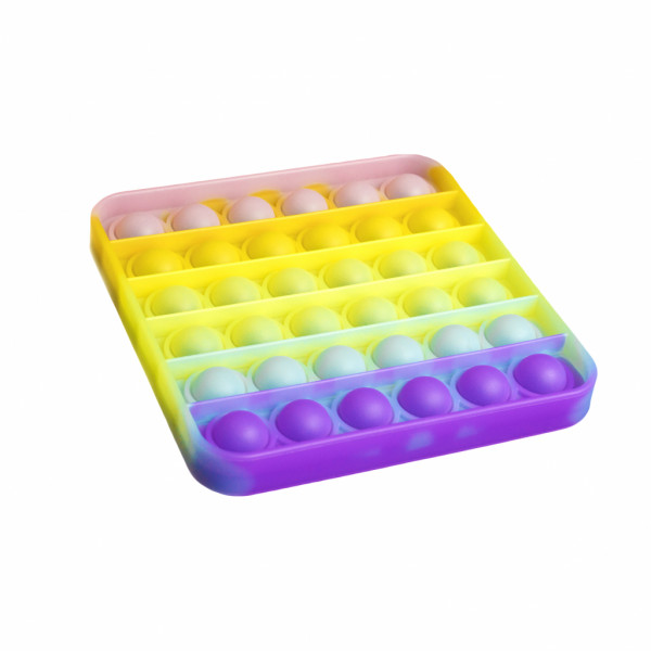 Фото - Стретч-антистрес Sibelly Pop It Square Glow in Dark (SB-PPIT-SQL-GD)