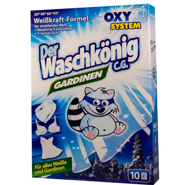 Фото - Пральний порошок Waschkonig Gardinen 600 г (4260353550768)