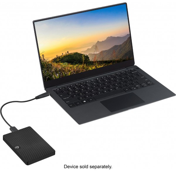 Фото - Жорсткий диск зовнішній Seagate Expansion 4TB Black (STKM4000400)