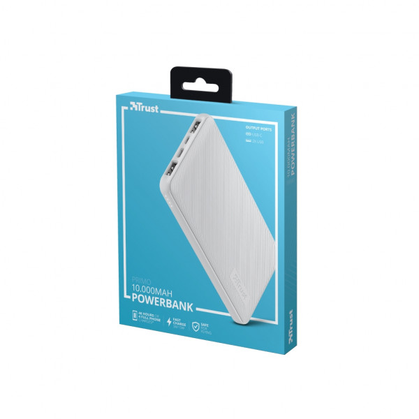 Фото - Батарея мобильная Trust Primo 10000 mAh White (23896)