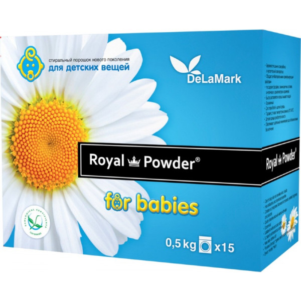 Фото - Пральний порошок DeLaMark Baby 500 г (4820152330031)