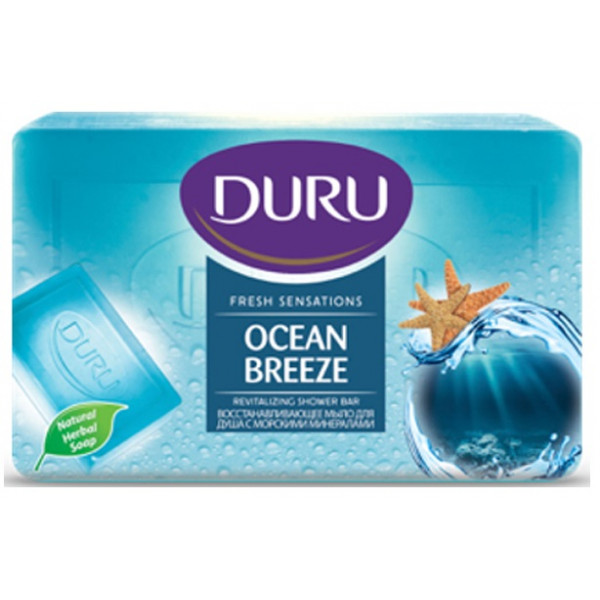Фото - Тверде мило Duru Fresh Sensations Океанський бриз 150 г (8690506494612) Фото - Тверде мило Duru Fresh Sensations Океанський бриз 150 г (8690506494612)