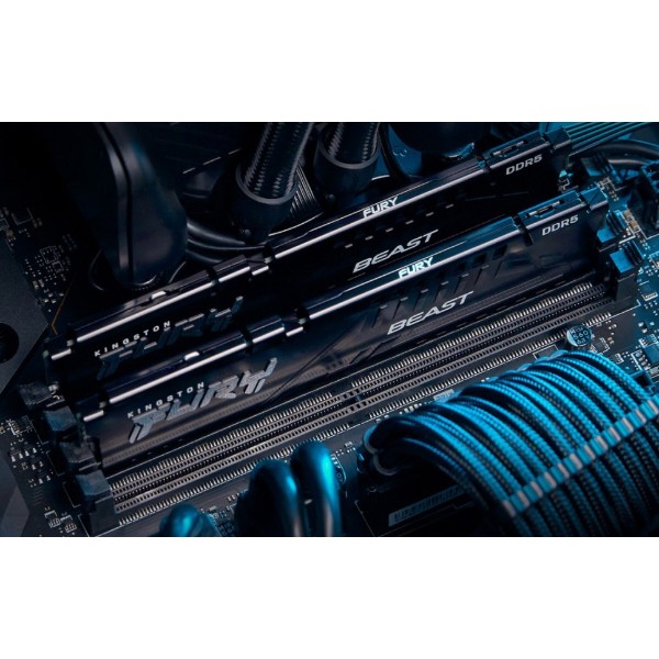 Фото - Пам'ять DDR Kingston DDR5 32Gb 5600MHz Fury Beast 2x16 (KF556C40BBK2-32)