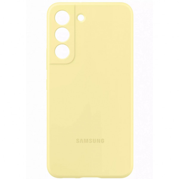 Фото - Чохол для смартфону Samsung Silicone Cover Galaxy S22+ Butter Yellow (EF-PS906TYEGRU)