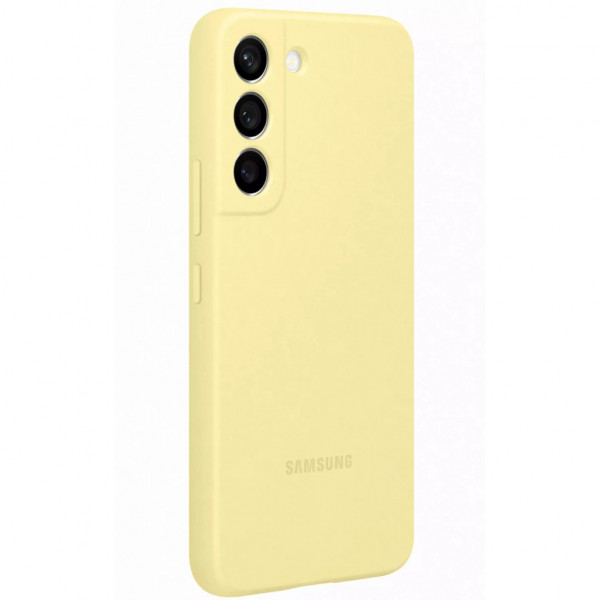 Фото - Чохол для смартфону Samsung Silicone Cover Galaxy S22+ Butter Yellow (EF-PS906TYEGRU)