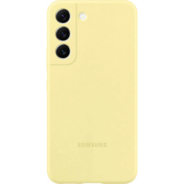 Фото - Чохол для смартфону Samsung Silicone Cover Galaxy S22+ Butter Yellow (EF-PS906TYEGRU)