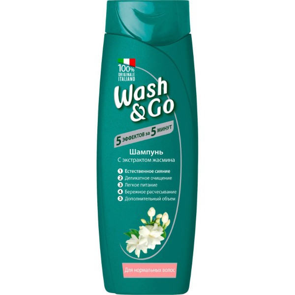 Фото - Шампунь женский Wash&Go с экстрактом жасмина для нормальных волос 200 мл (8008970042091)