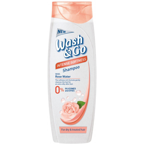 Фото - Шампунь женский Wash&Go с розовой водой для сухих и поврежденных волос200 мл (8008970051116)