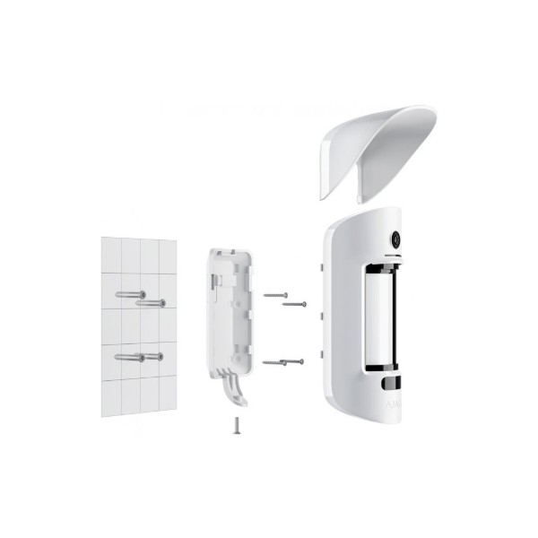 Фото - Беспроводной датчик движения Ajax MotionCam Outdoor PhOD Jeweller White
