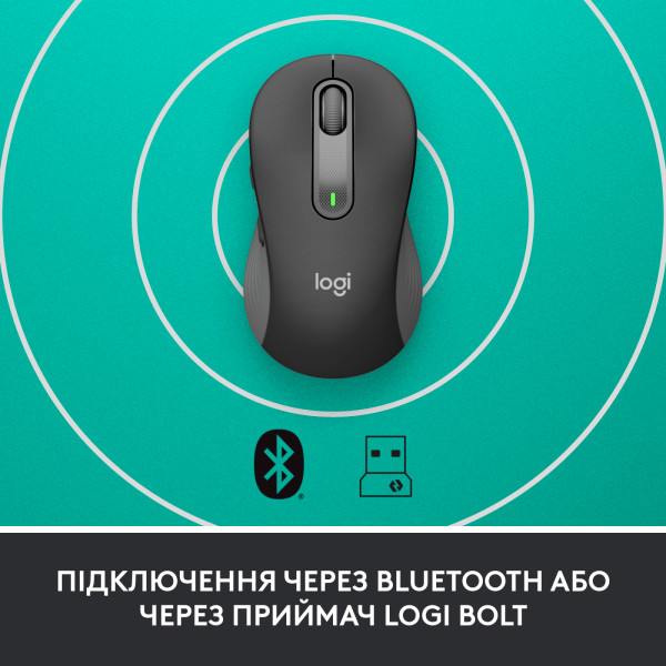 Фото - Миша бездротова Logitech Signature M650 Graphite (910-006274)