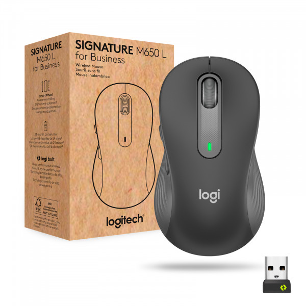 Фото - Миша бездротова Logitech Signature M650 Graphite (910-006274)