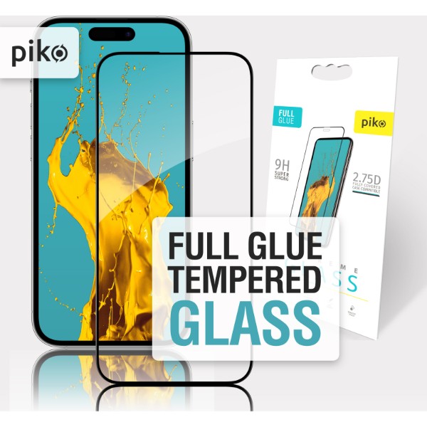 Фото - Захисне скло для смартфону Piko Full Glue for Apple iPhone 14 Pro (1283126541889)