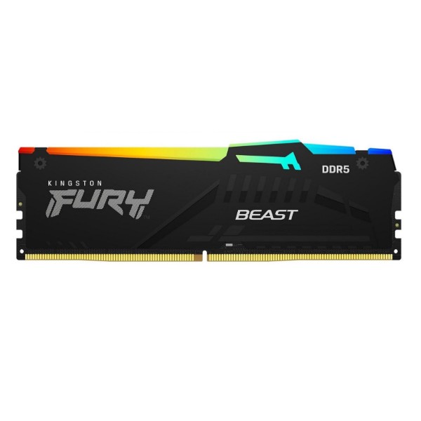 Фото - Пам'ять DDR Kingston Fury Beast RGB DDR5 32GB/6000 (KF560C36BBEA-32)