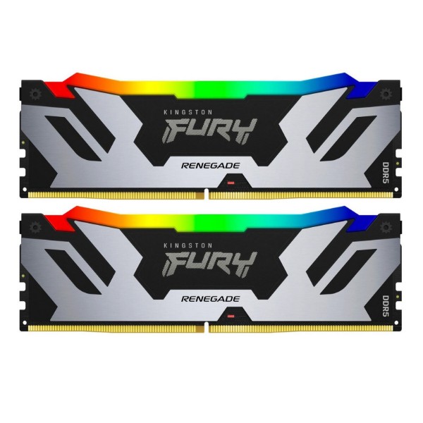 Фото - Память DDR Kingston DDR5 16GBx2/6400 FURY Renegade RGB (KF564C32RSAK2-32)