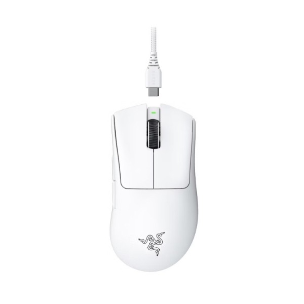 Фото - Мышь беспроводная игровая Razer DeathAdder V3 PRO Wireless White (RZ01-04630200-R3G1)