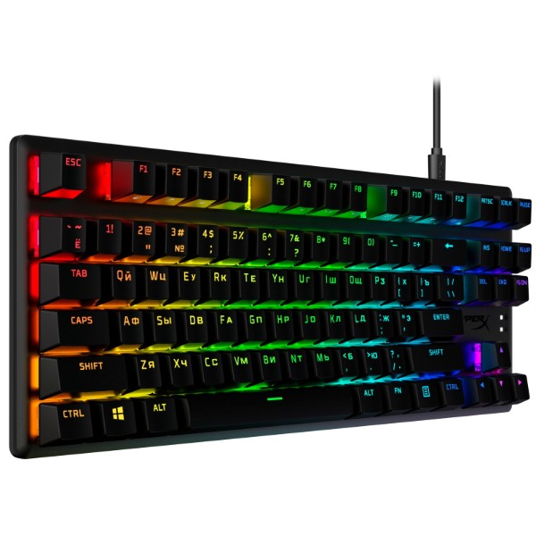 Фото - Клавиатура проводная игровая HyperX Alloy Origins Core PBT HX Red USB (639N7AA)