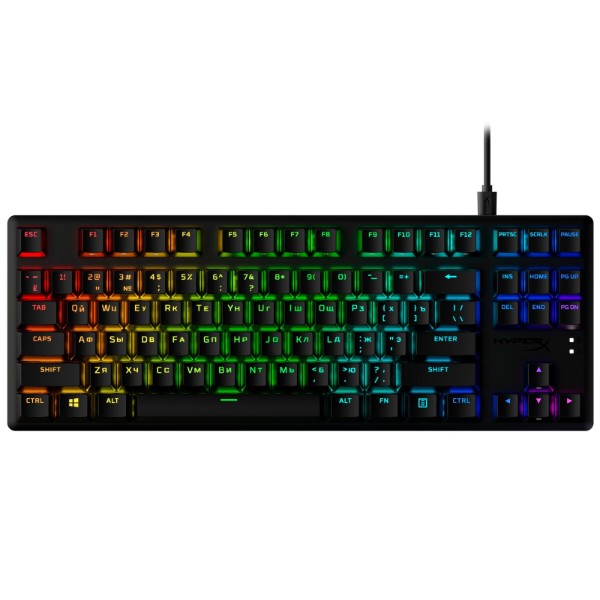 Фото - Клавиатура проводная игровая HyperX Alloy Origins Core PBT HX Red USB (639N7AA)