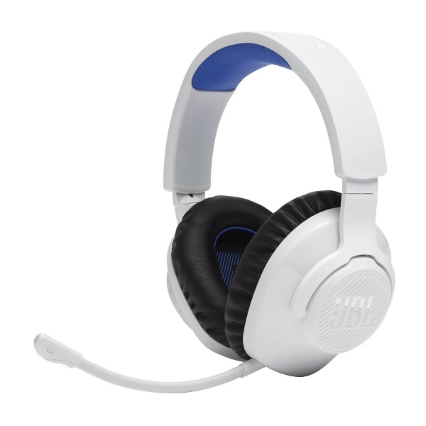 Фото - Гарнитура беспроводная игровая JBL Quantum 360P White/Blue (JBLQ360PWLWHTBLU) Фото - Гарнитура беспроводная игровая JBL Quantum 360P White/Blue (JBLQ360PWLWHTBLU)