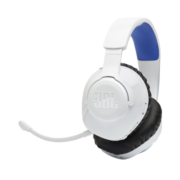 Фото - Гарнитура беспроводная игровая JBL Quantum 360P White/Blue (JBLQ360PWLWHTBLU)
