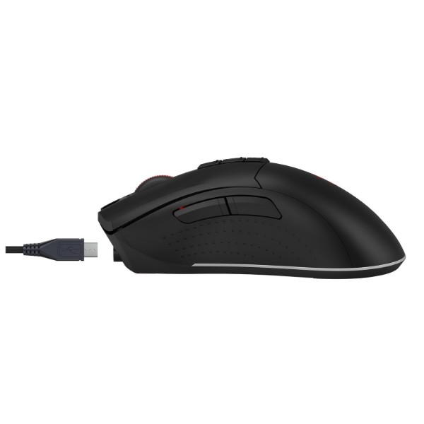 Фото - Миша бездротова ігрова Bloody R90 Plus Black
