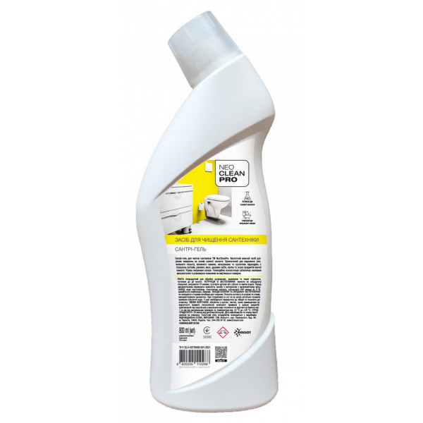 Фото - Засіб для миття у ванній кімнаті NeoCleanPro 800 мл (4820255110288)
