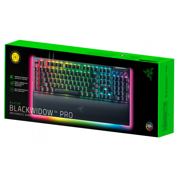 Фото - Клавіатура дротова ігрова Razer BlackWidow V4 Pro Yellow Switch (RZ03-04681800-R3M1)