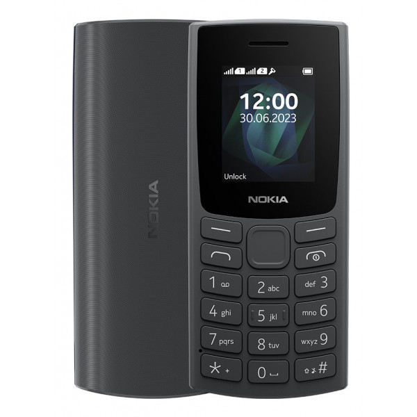 Фото - Мобільний телефон Nokia 105 SS Charcoal 2023 без з/п