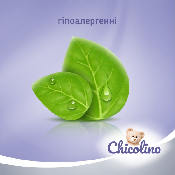 Фото - Вологий туалетний папір дитячий Chicolino 40 шт. (4823098413936)