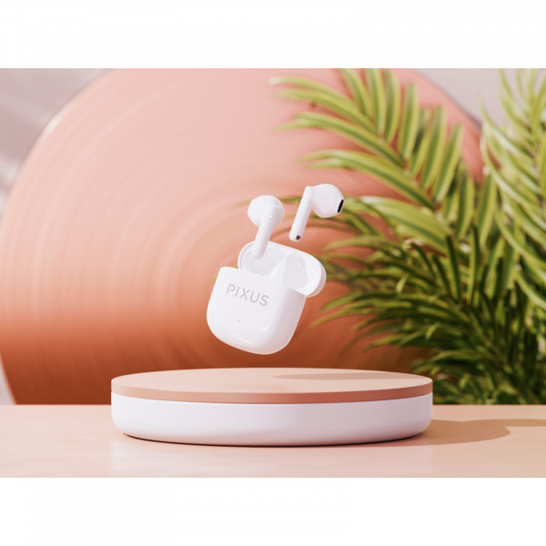 Фото - Наушники вкладыши беспроводные TWS Pixus Muse White
