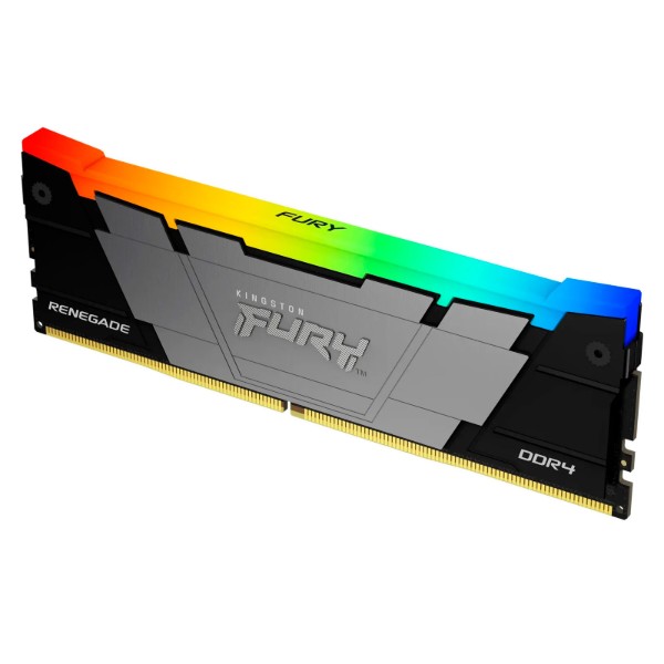 Фото - Память DDR Kingston DDR4 16GB 3200 FURY Renegade RGB (KF432C16RB12A/16)