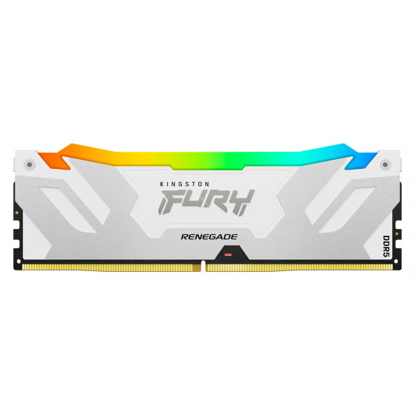 Фото - Пам'ять DDR Kingston Fury Renegade White/Silver DDR5 6400MHz 16GB (KF564C32RWA-16)