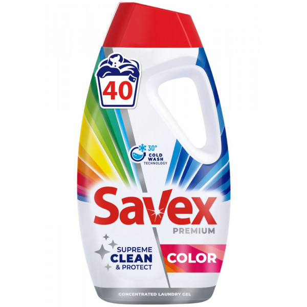 Фото - Гель для прання SAVEX Premium Color 1.8 л (3800024048050)