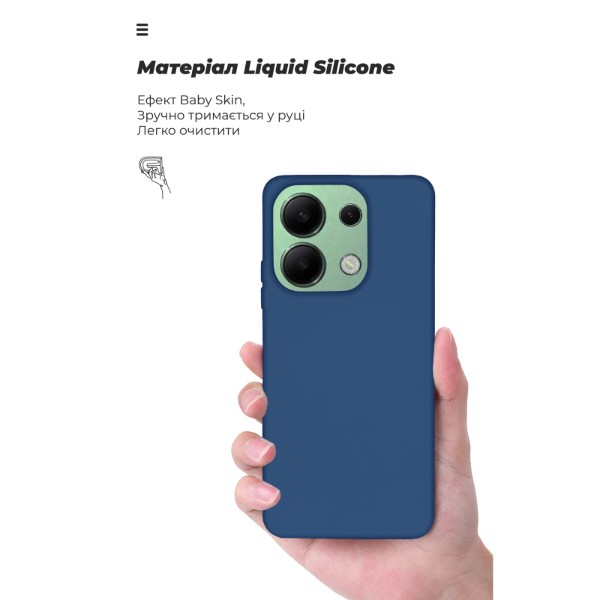 Фото - Чехол для смартфона Armorstandart ICON Case for Xiaomi Redmi Note 13 4G Dark Blue (ARM73349)