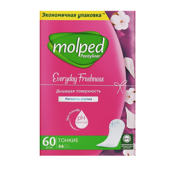 Фото - Прокладки щоденні Molped Everyday Freshness 60 шт. (8690536825929)