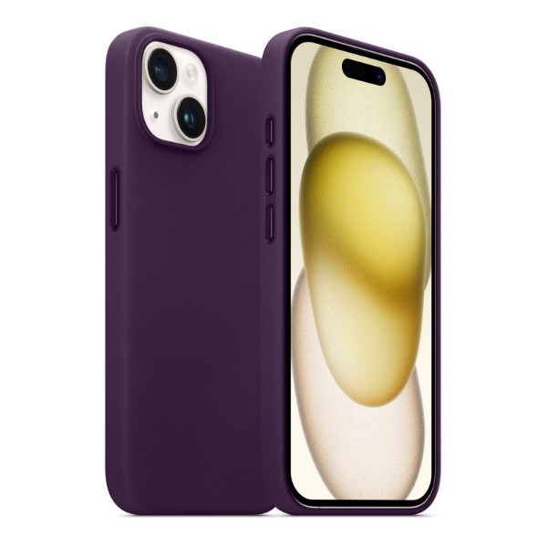Фото - Чехол для смартфона Armorstandart FAKE Leather Case for Apple iPhone 15 Deep Purple (ARM76290)