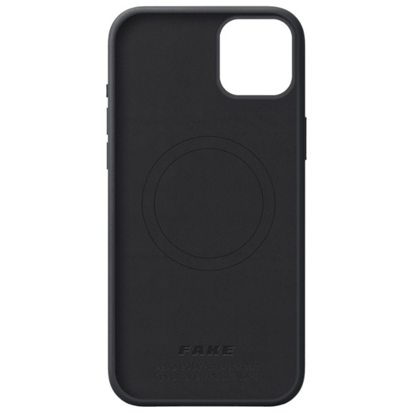 Фото - Чохол для смартфону Armorstandart FAKE Leather Case for Apple iPhone 15 Plus Black (ARM76293)