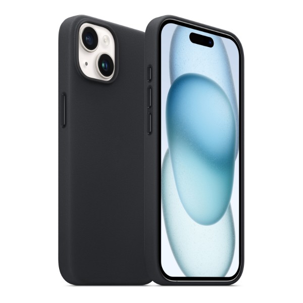 Фото - Чохол для смартфону Armorstandart FAKE Leather Case for Apple iPhone 15 Plus Black (ARM76293)