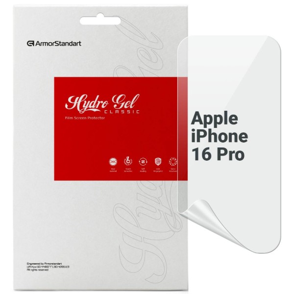 Фото - Защитная пленка для смартфона Armorstandart for Apple iPhone 16 Pro (ARM80734) Фото - Защитная пленка для смартфона Armorstandart for Apple iPhone 16 Pro (ARM80734)