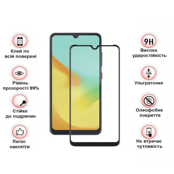 Фото - Захисне скло для смартфону BeCover for ZTE Blade A35/A55 Black (712313)