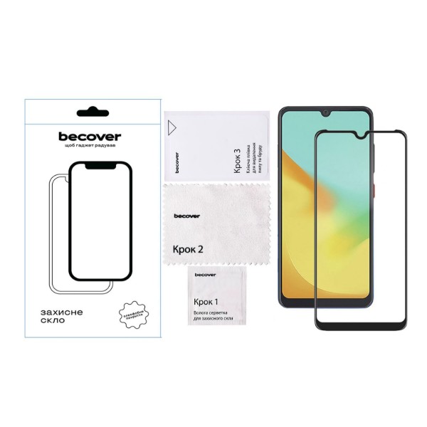 Фото - Захисне скло для смартфону BeCover for ZTE Blade A35/A55 Black (712313)