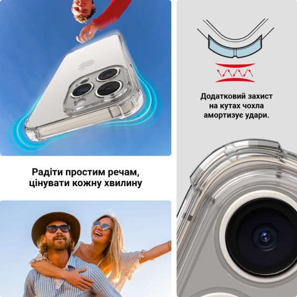 Фото - Чохол для смартфону Armorstandart Air Force for Samsung A36 5G Camera cover Clear (ARM82170)