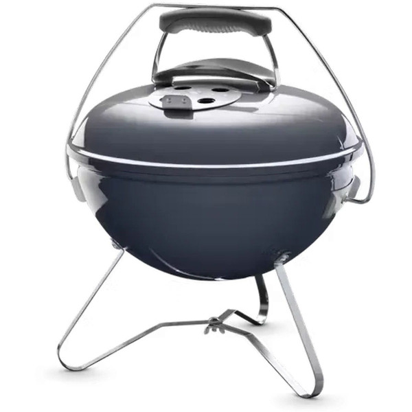 Фото - Гриль-барбекю вугільний Weber Smokey Joe Premium 37 см, сланцево-блакитний (1126804)