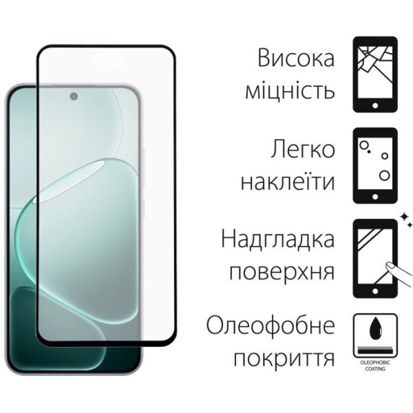 Фото - Защитное стекло для смартфона DENGOS for Oppo A6 Pro 4G Black Full Glue (TGFG-431)