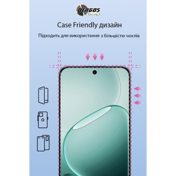 Фото - Защитное стекло для смартфона DENGOS for Oppo A6 Pro 4G Black Full Glue (TGFG-431)